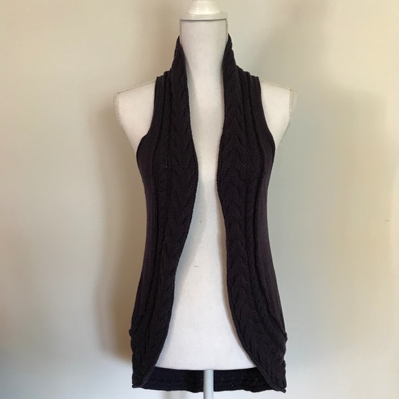 Banana Republic Purple Sweater Vest - Small - Picture 1 of 5